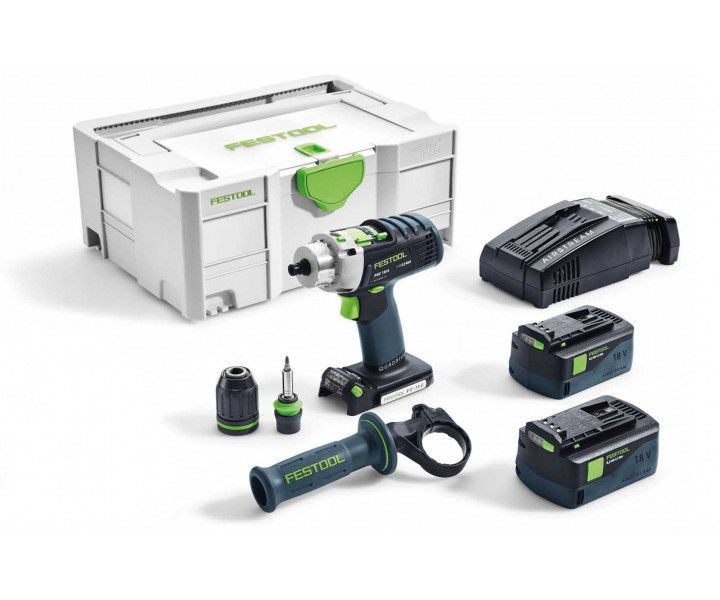 Фото Аккумуляторная ударная дрель-шуруповёрт Festool QUADRIVE PDC 18/4 Li 5,2 Plus SCA в интернет-магазине ToolHaus.ru